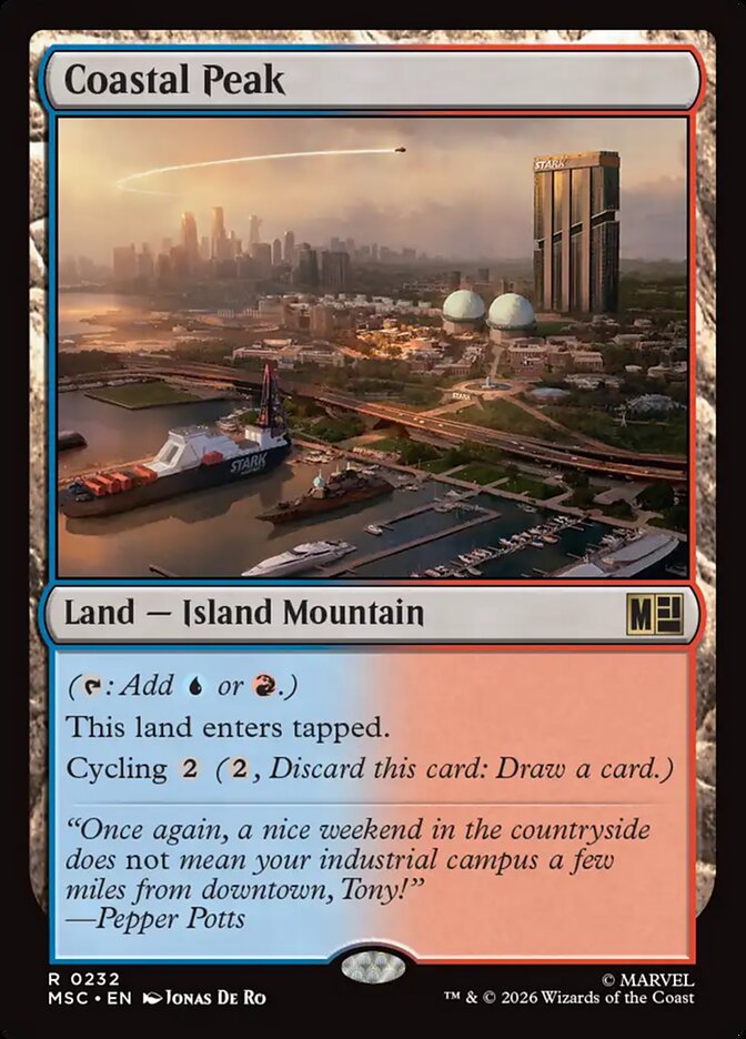 Coastal Peak - carta Magic The Gathering