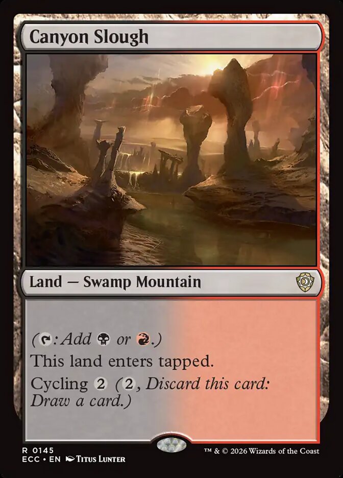 Canyon Slough - carta Magic The Gathering