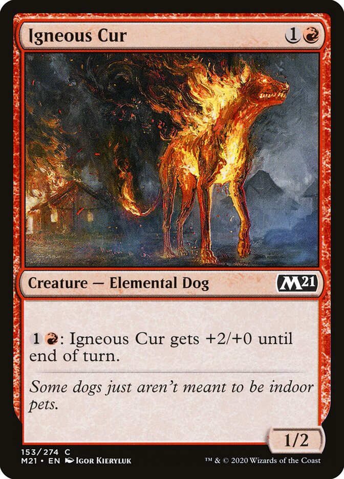 Igneous Cur - carta Magic The Gathering