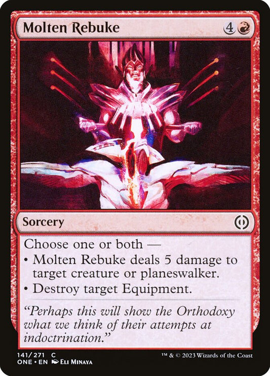 Molten Rebuke - carta Magic The Gathering