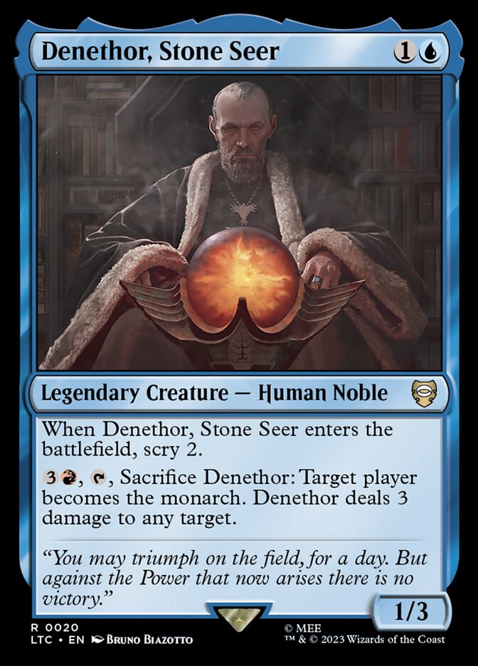 Denethor, Stone Seer - carta Magic The Gathering