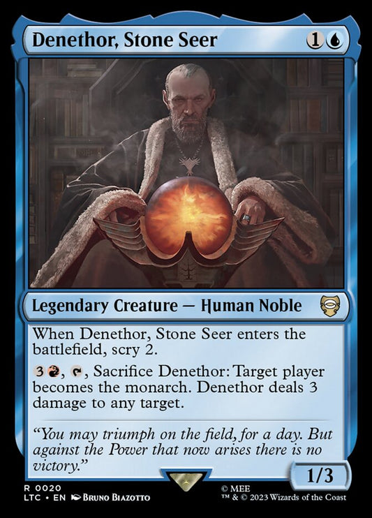 Denethor, Stone Seer - carta Magic The Gathering