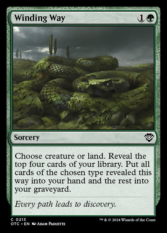 Winding Way - carta Magic The Gathering