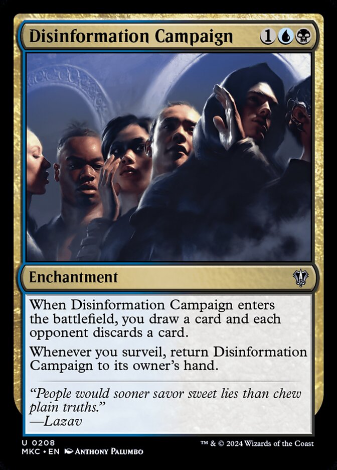 Disinformation Campaign - carta Magic The Gathering