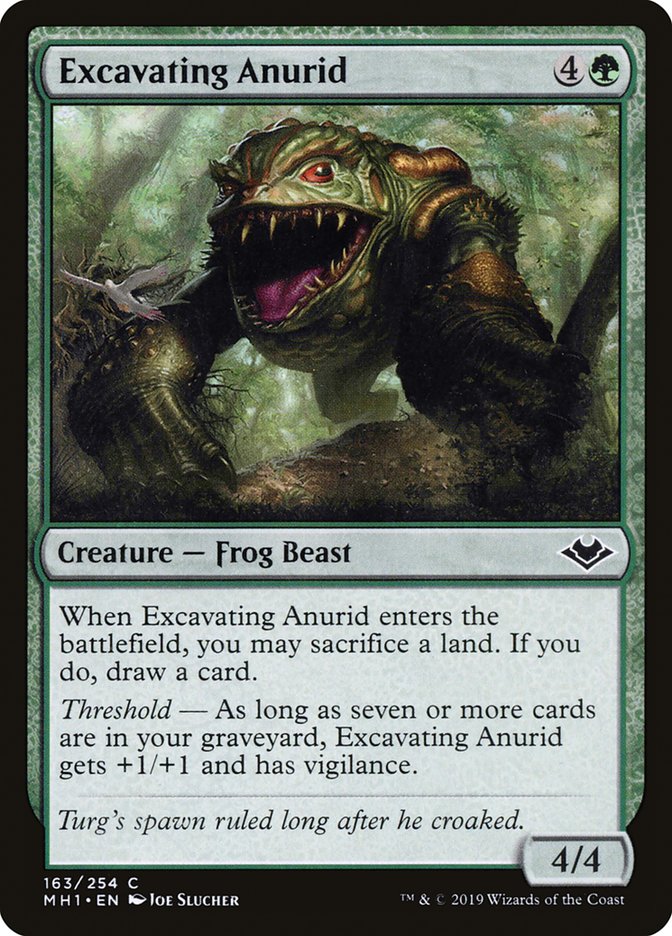 Excavating Anurid - carta Magic The Gathering