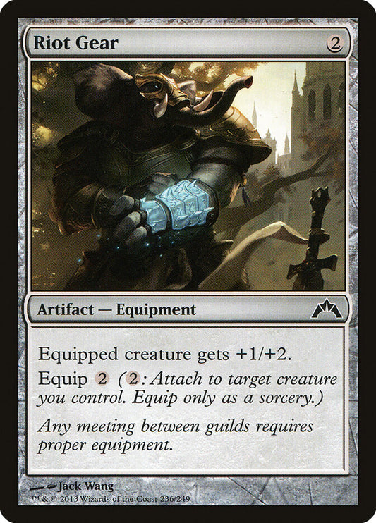 Riot Gear - carta Magic The Gathering