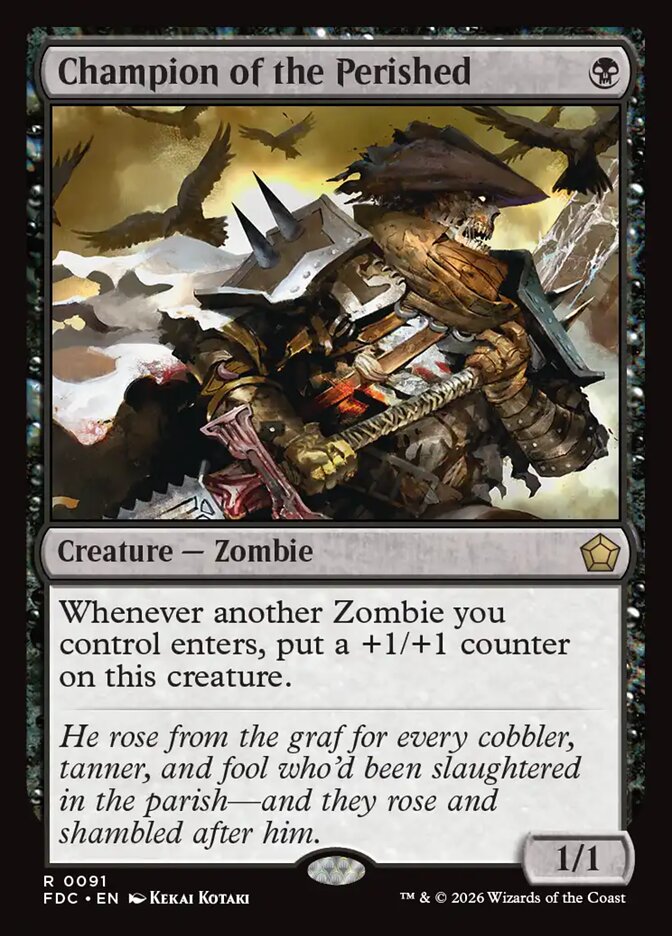 Champion of the Perished - carta Magic The Gathering
