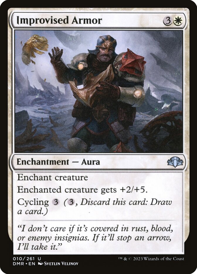 Improvised Armor - carta Magic The Gathering