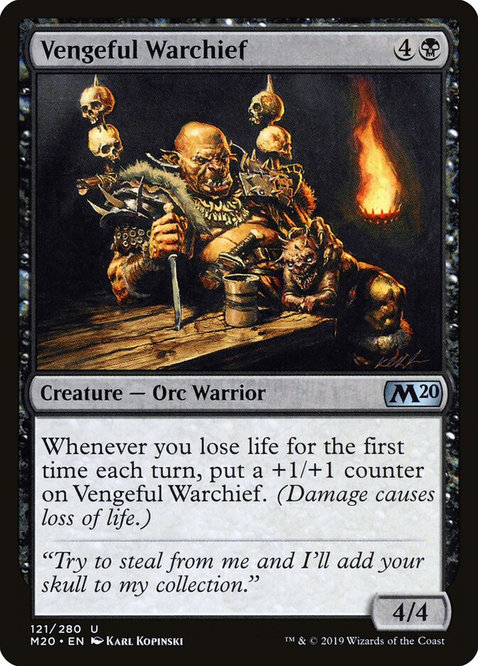Vengeful Warchief - carta Magic The Gathering