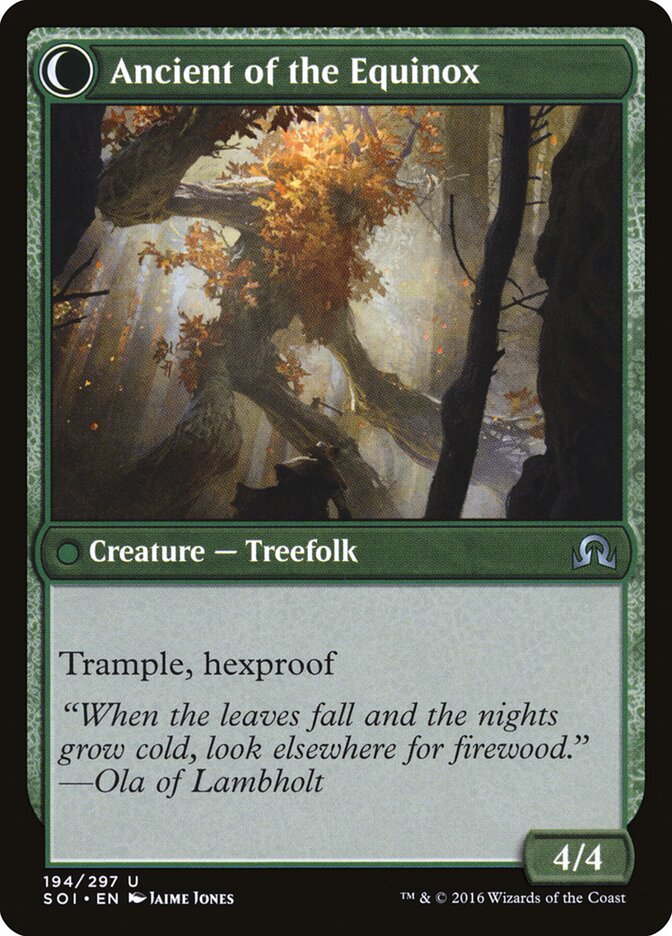 Ancient of the Equinox - carta Magic The Gathering