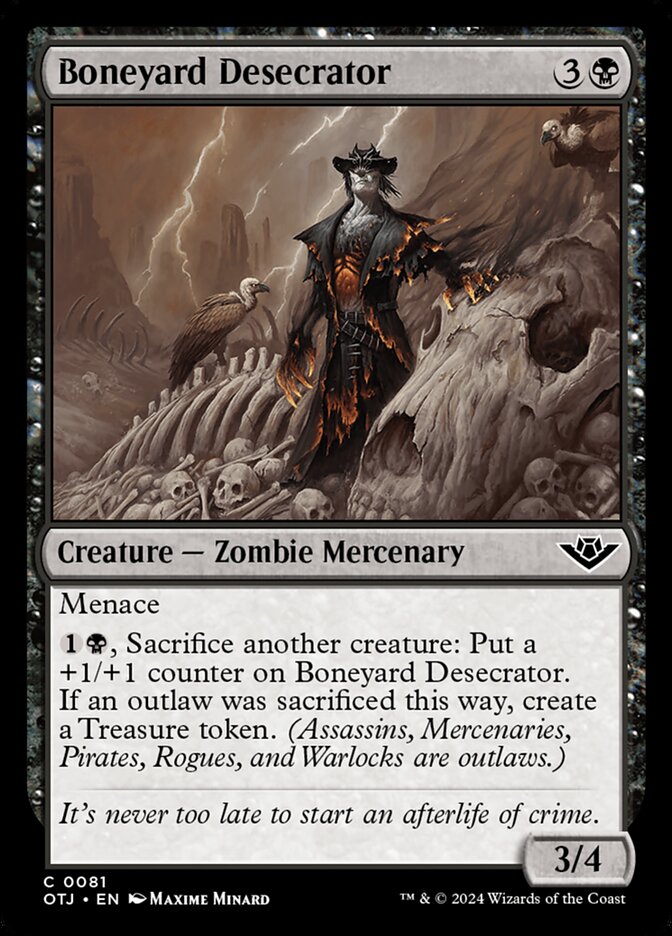 Boneyard Desecrator - carta Magic The Gathering