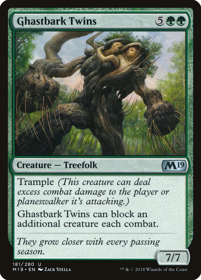 Ghastbark Twins - carta Magic The Gathering