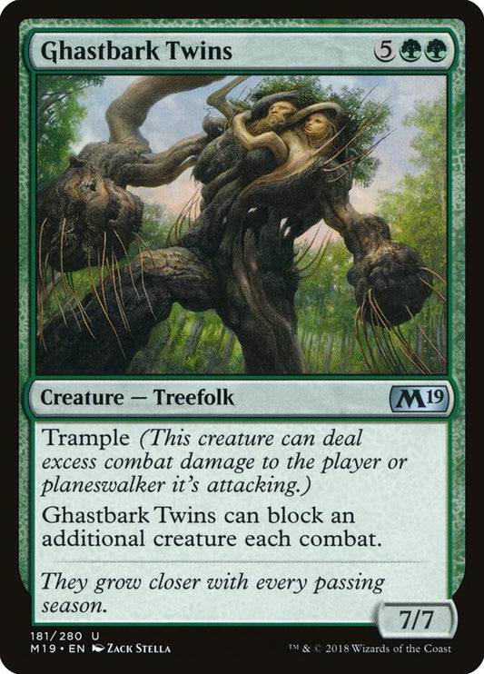 Ghastbark Twins - carta Magic The Gathering