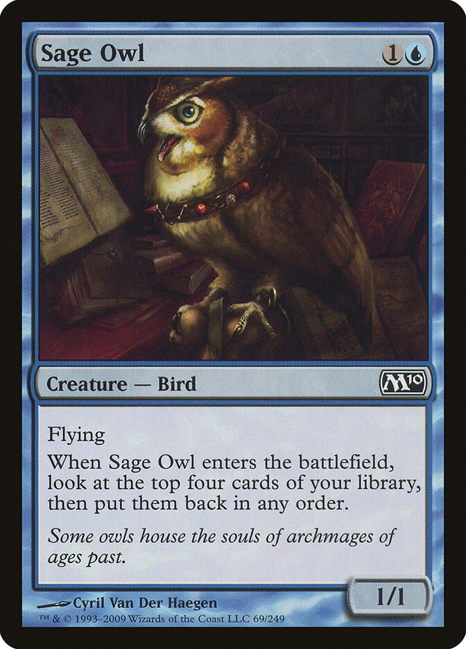 Sage Owl - carta Magic The Gathering
