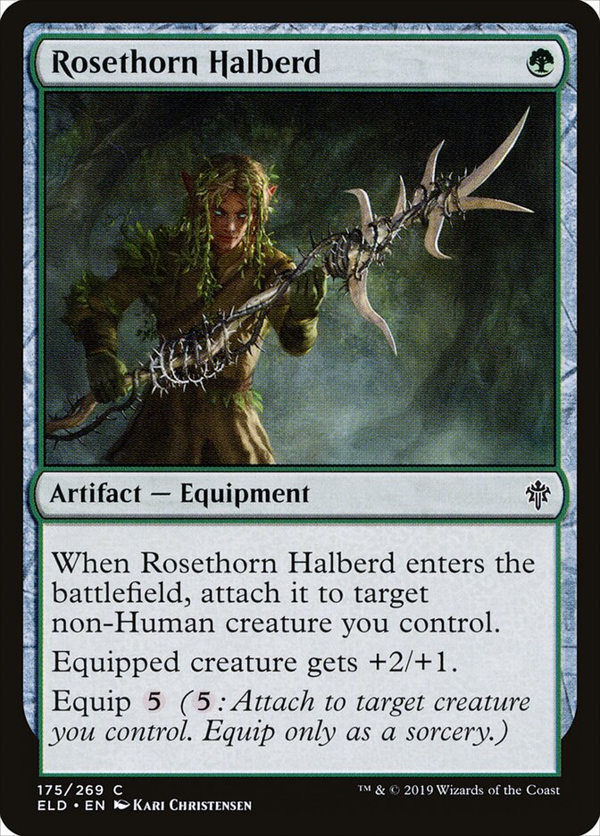 Rosethorn Halberd - carta Magic The Gathering