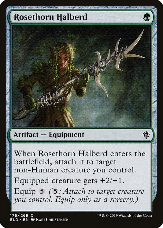 Rosethorn Halberd - carta Magic The Gathering
