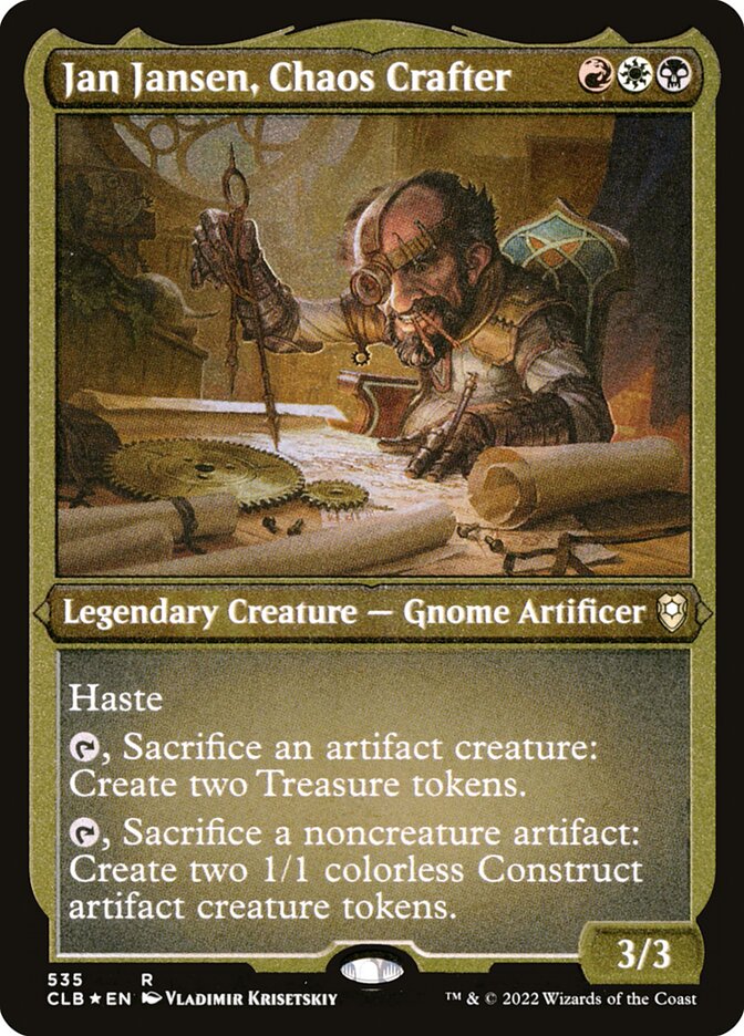 Jan Jansen, Chaos Crafter - carta Magic The Gathering