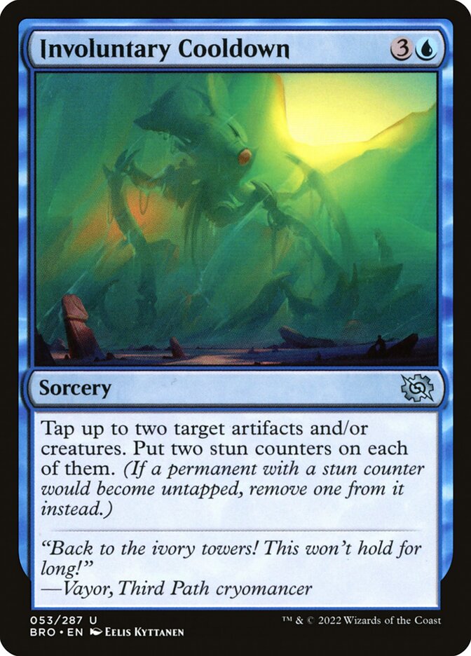 Involuntary Cooldown - carta Magic The Gathering