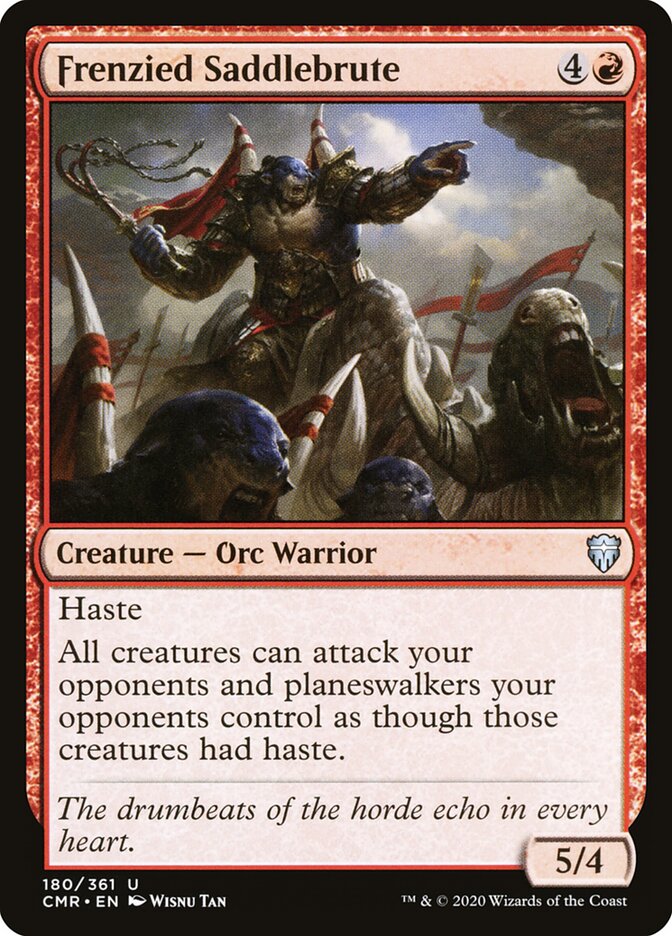 Frenzied Saddlebrute - carta Magic The Gathering