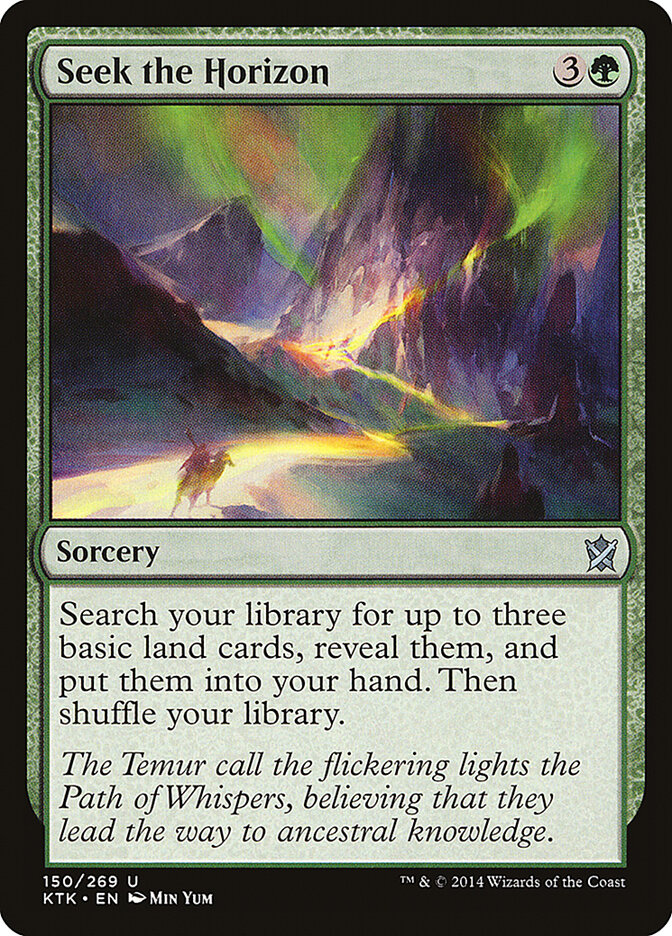 Seek the Horizon - carta Magic The Gathering