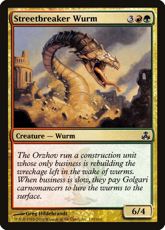 Streetbreaker Wurm - carta Magic The Gathering