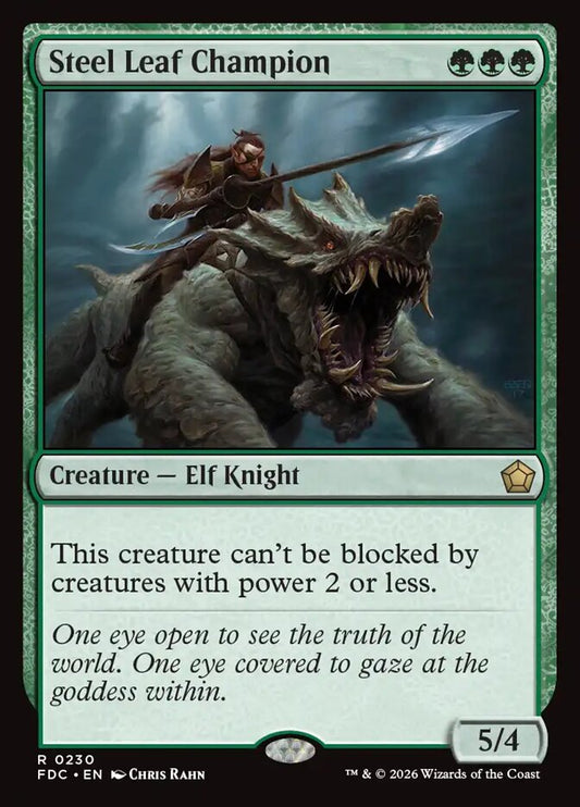 Steel Leaf Champion - carta Magic The Gathering