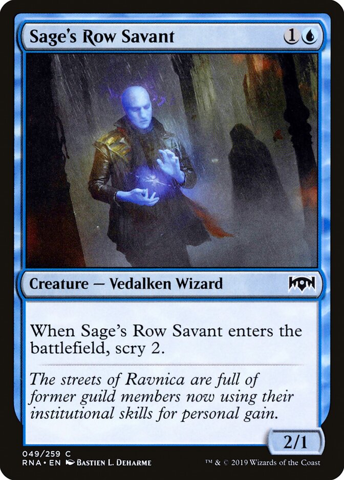 Sage's Row Savant - carta Magic The Gathering