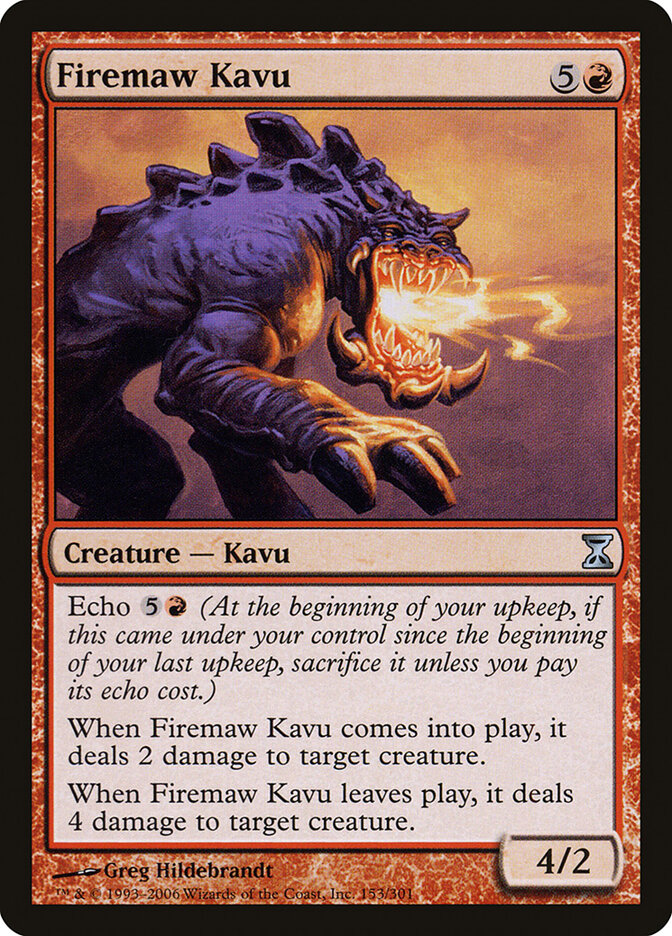 Firemaw Kavu - carta Magic The Gathering