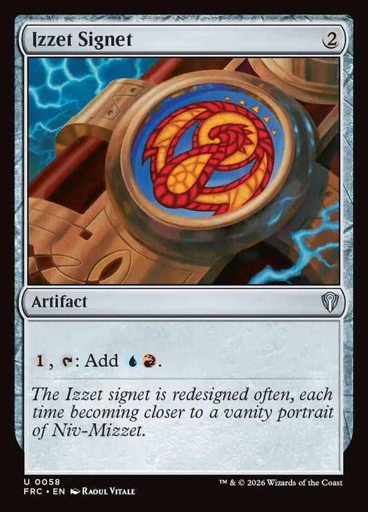 Izzet Signet - carta Magic The Gathering