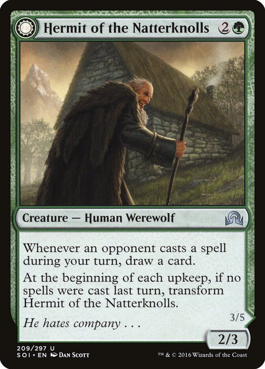 Hermit of the Natterknolls - carta Magic The Gathering
