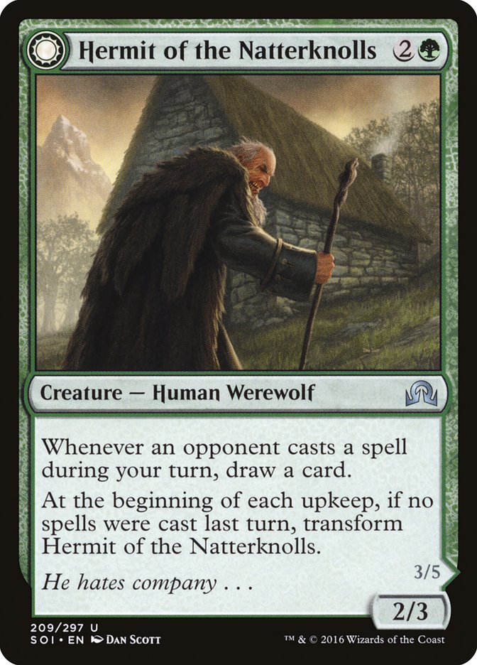 Hermit of the Natterknolls - carta Magic The Gathering