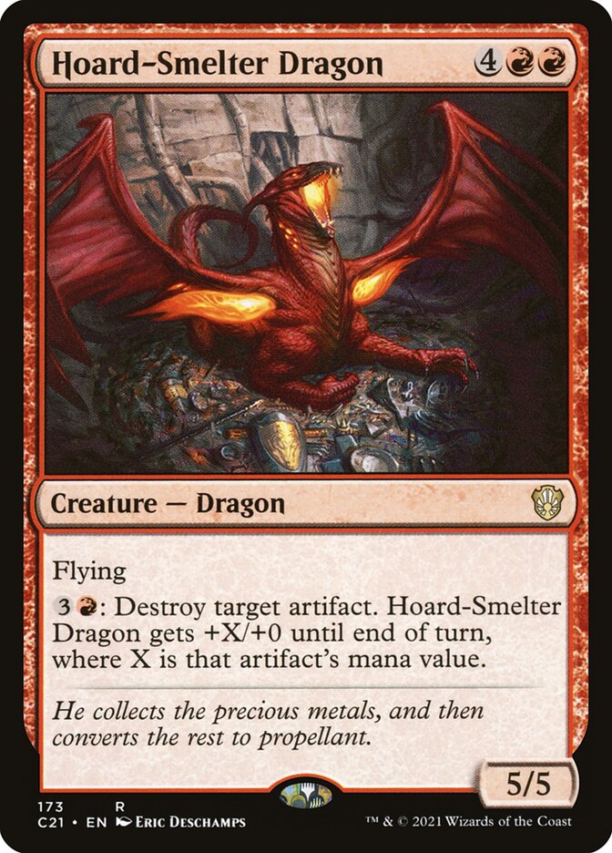 Hoard-Smelter Dragon - carta Magic The Gathering