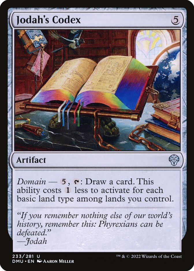 Jodah's Codex - carta Magic The Gathering