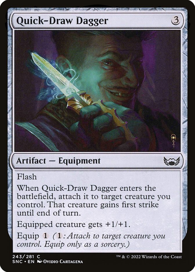 Quick-Draw Dagger - carta Magic The Gathering