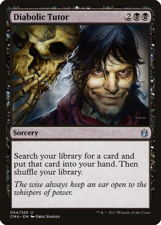 Diabolic Tutor - CMA-054-NF-STD