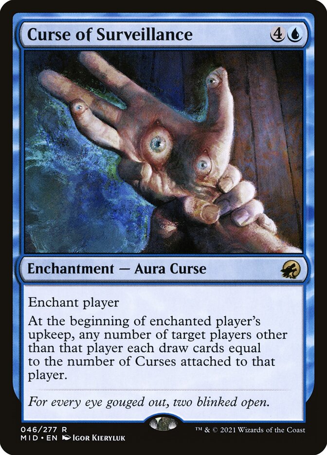 Curse of Surveillance - carta Magic The Gathering