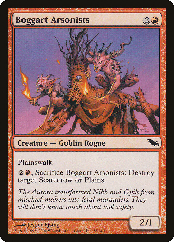 Boggart Arsonists - carta Magic The Gathering