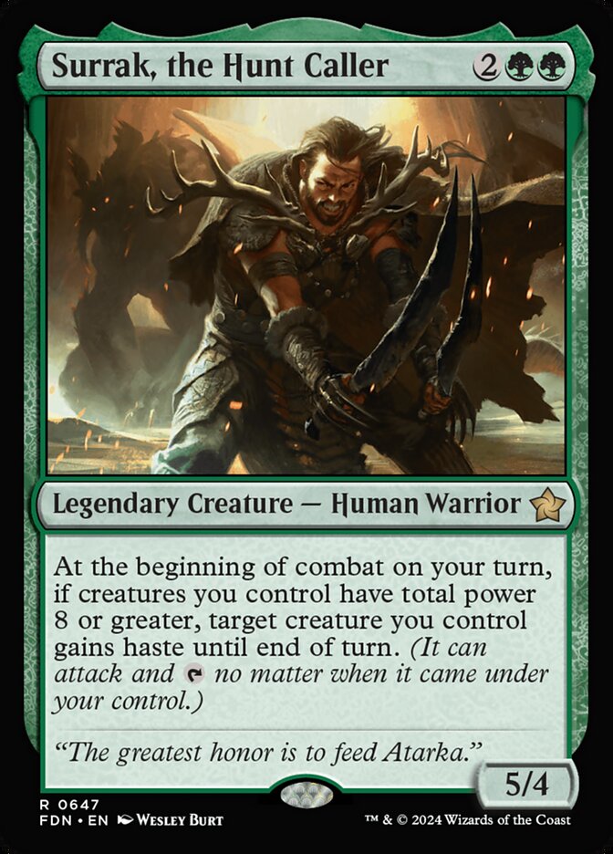 Surrak, the Hunt Caller - carta Magic The Gathering