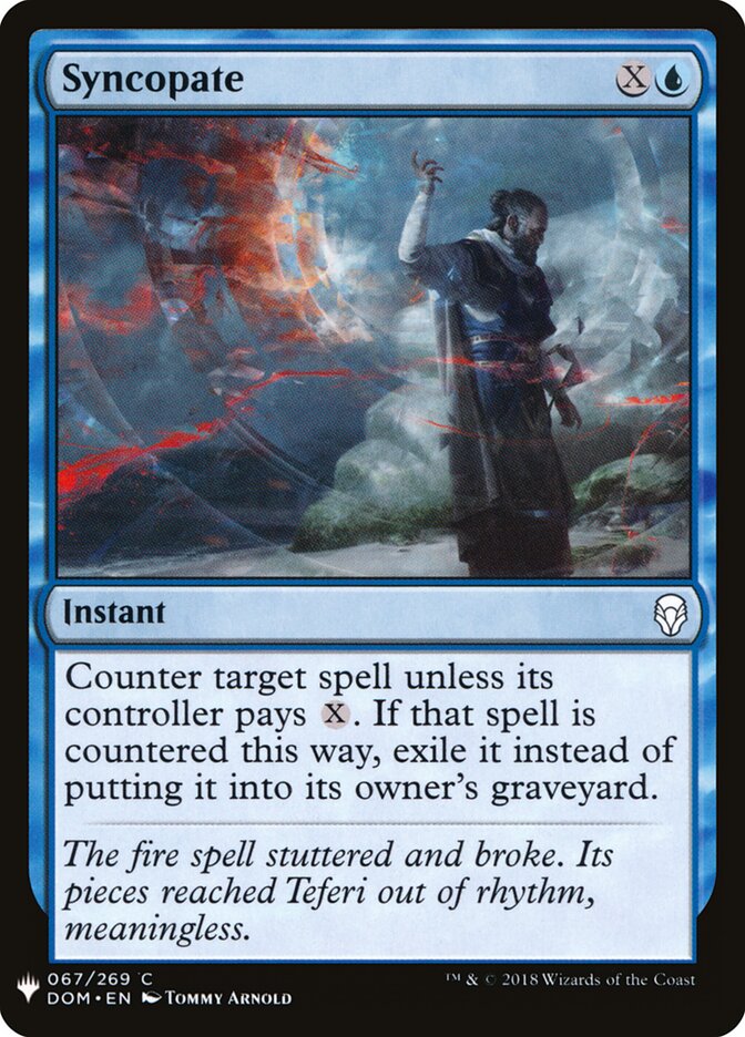 Syncopate - carta Magic The Gathering