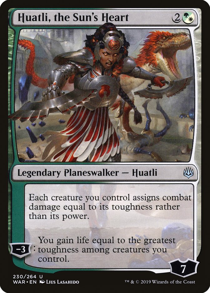Huatli, the Sun's Heart - WAR-230-NF-STD