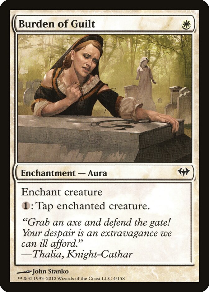 Burden of Guilt - carta Magic The Gathering