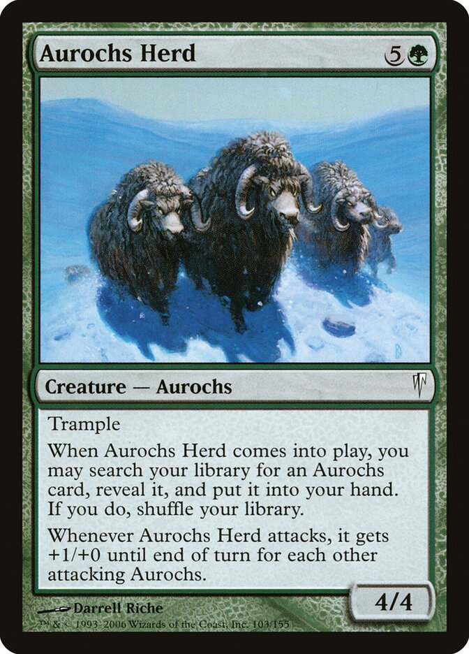Aurochs Herd - carta Magic The Gathering
