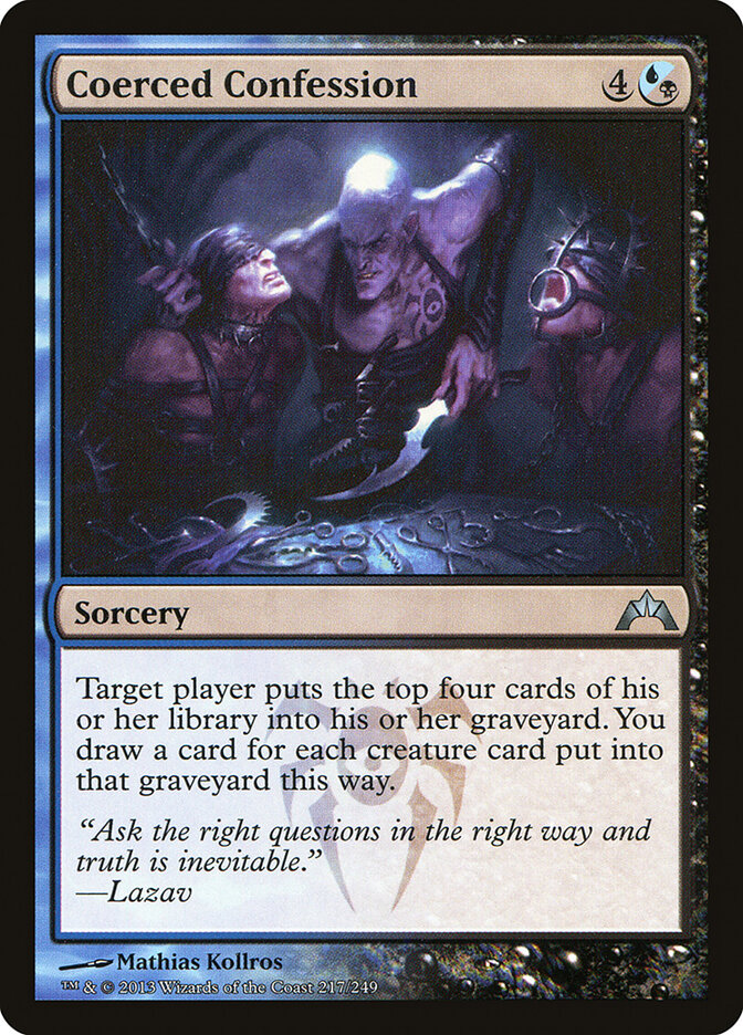 Coerced Confession - carta Magic The Gathering