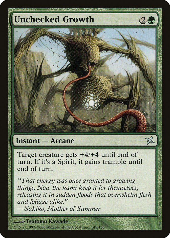 Unchecked Growth - carta Magic The Gathering