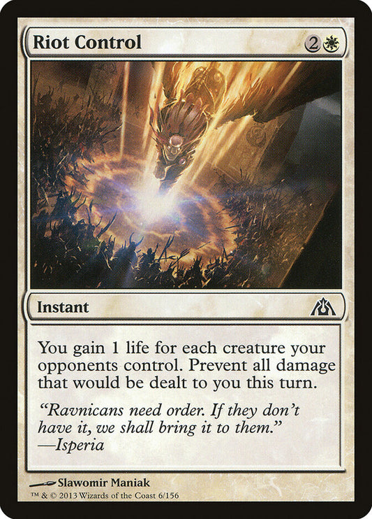 Riot Control - carta Magic The Gathering