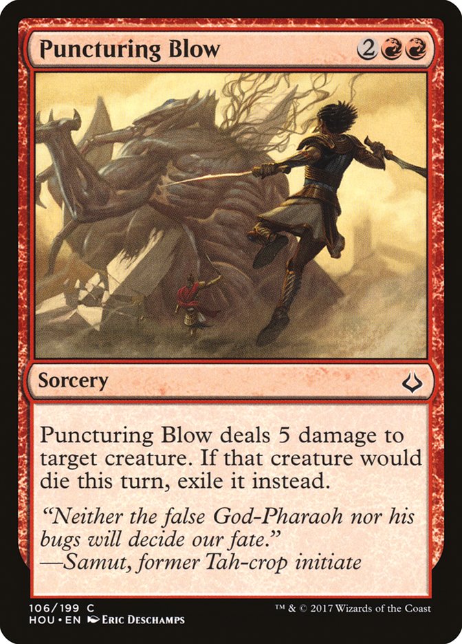 Puncturing Blow - carta Magic The Gathering