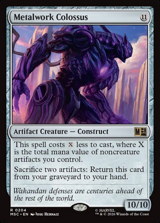 Metalwork Colossus - carta Magic The Gathering
