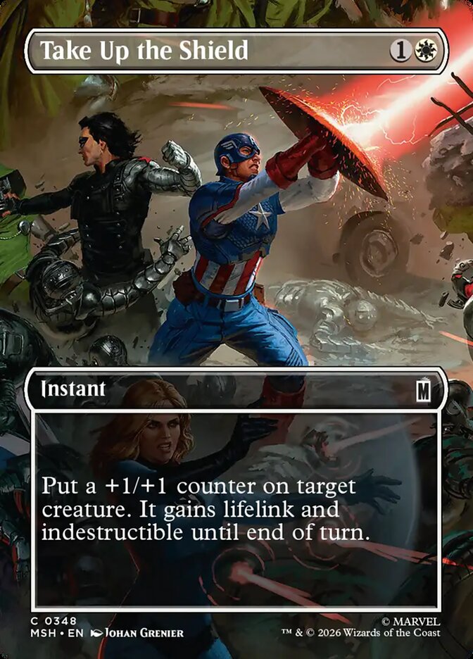 Take Up the Shield - carta Magic The Gathering