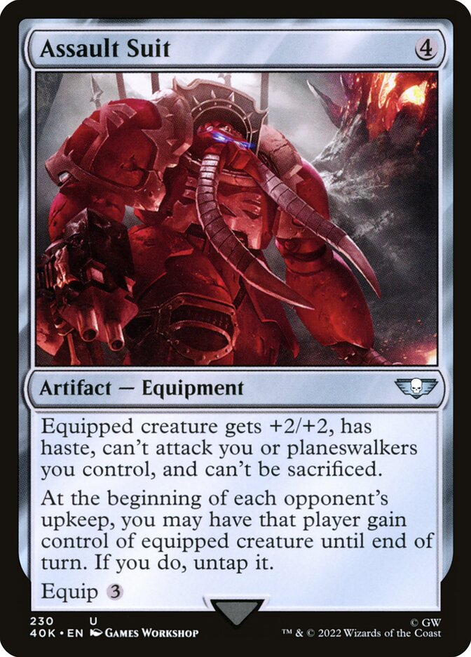 Assault Suit - carta Magic The Gathering
