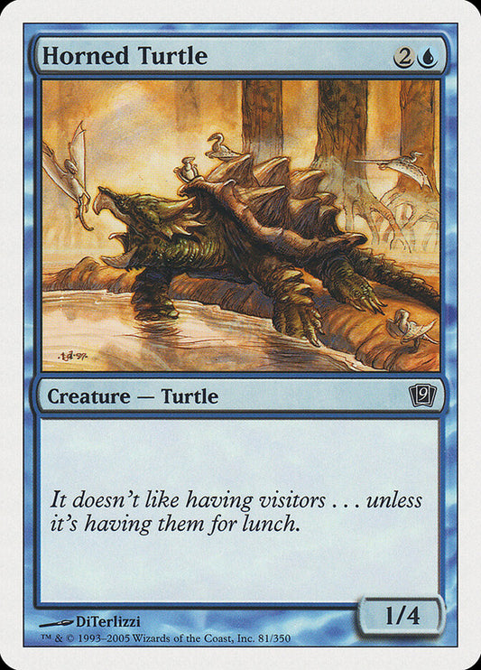 Horned Turtle - carta Magic The Gathering